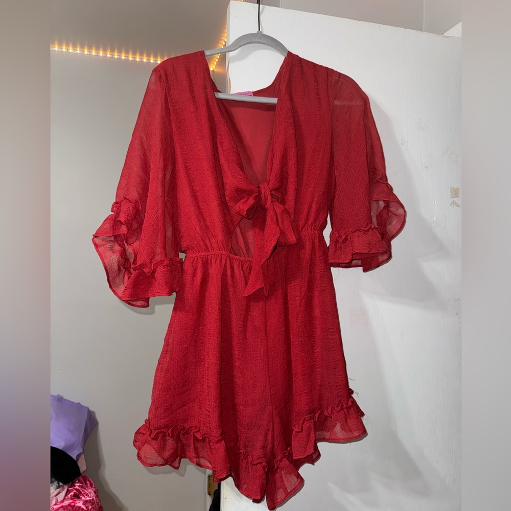 Women's Romper (tie up)